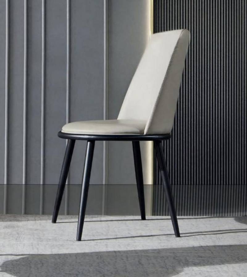 JVmoebel Esszimmerstuhl Eleganter Designer Stuhl aus Holz mit luxuriöser Polsterung (1 St), Made in Europa von JVmoebel