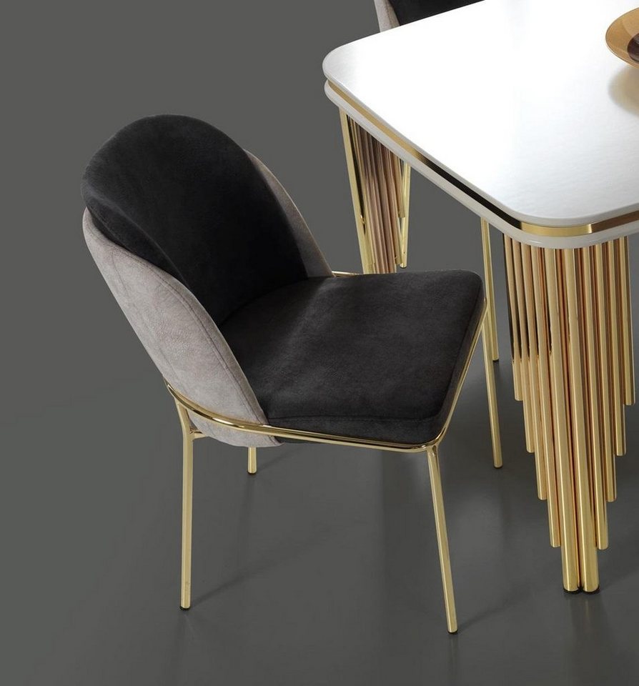 JVmoebel Esszimmerstuhl Eleganter Esszimmerstuhl Polsterstuhl für moderne Küchenmöbel (1 St), Made in Europa von JVmoebel