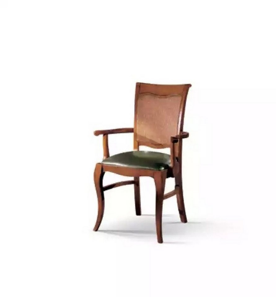 JVmoebel Esszimmerstuhl Eleganter Esszimmerstuhl aus Holz im klassischen Design (1 St), Made in Italy von JVmoebel