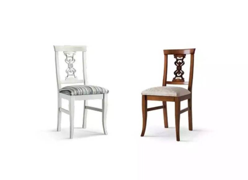 JVmoebel Esszimmerstuhl Eleganter Holz-Esszimmerstuhl im klassischen Design für Luxusmöbel (1 St), Made in Europa von JVmoebel