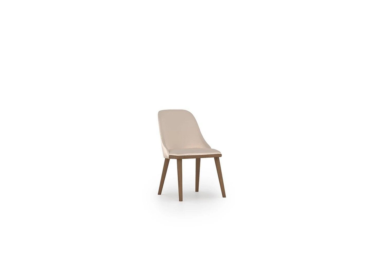 JVmoebel Esszimmerstuhl Eleganter Holzstuhl für das Esszimmer in Weiß - Luxus Möbel (1 St), Made in Europa von JVmoebel