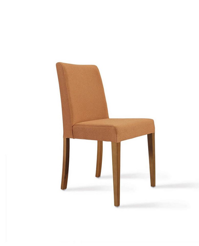 JVmoebel Esszimmerstuhl Eleganter Holzstuhl in Braun für modernes Esszimmer - Neu gestalten (1 St), Made in Europa von JVmoebel