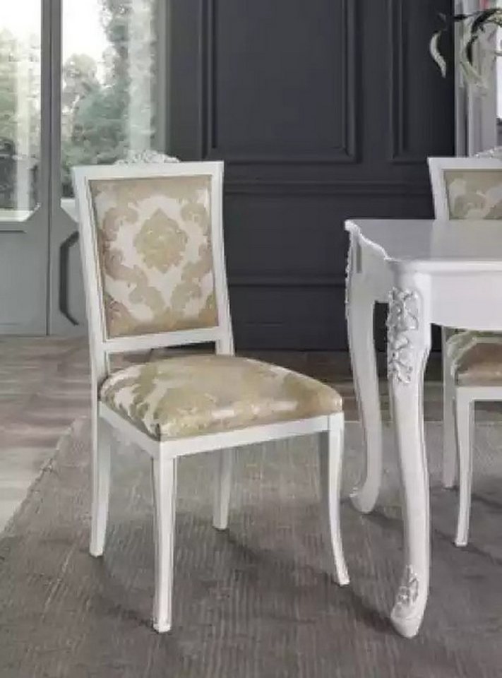 JVmoebel Esszimmerstuhl Eleganter Polsterstuhl aus massivem Holz für Esszimmer neu gestaltet (1 St), Made in Europa von JVmoebel