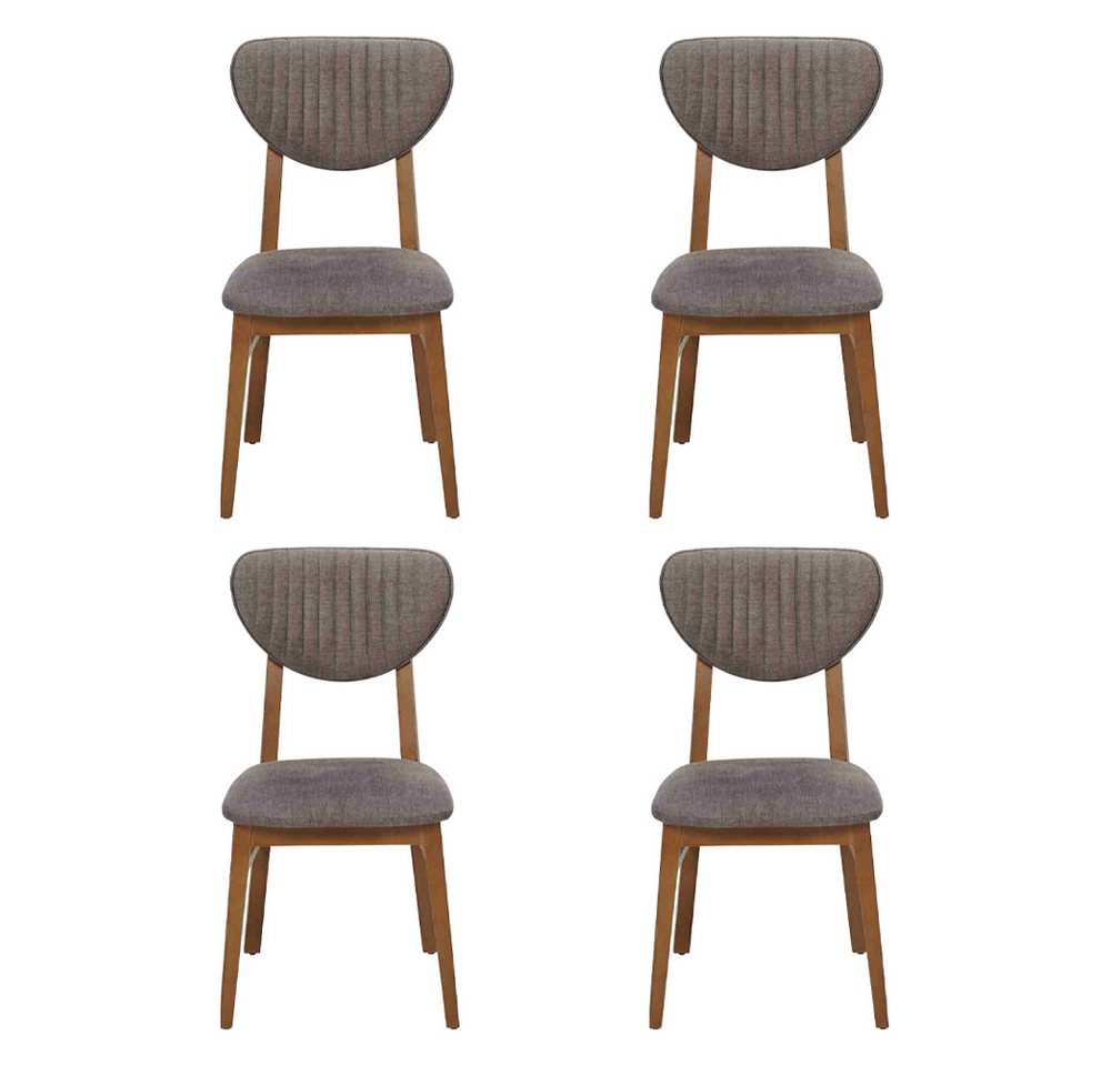 JVmoebel Esszimmerstuhl Elegantes Set aus 4 Esszimmerstühlen mit Polsterung (4 St), Made in Europa von JVmoebel