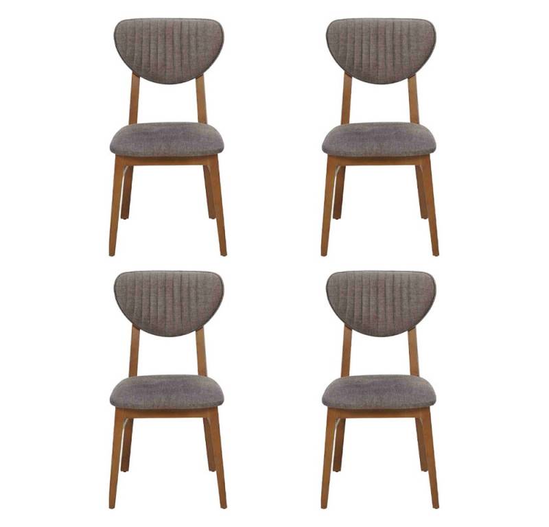 JVmoebel Esszimmerstuhl Elegantes Set aus 4 Esszimmerstühlen mit Polsterung (4 St), Made in Europa von JVmoebel
