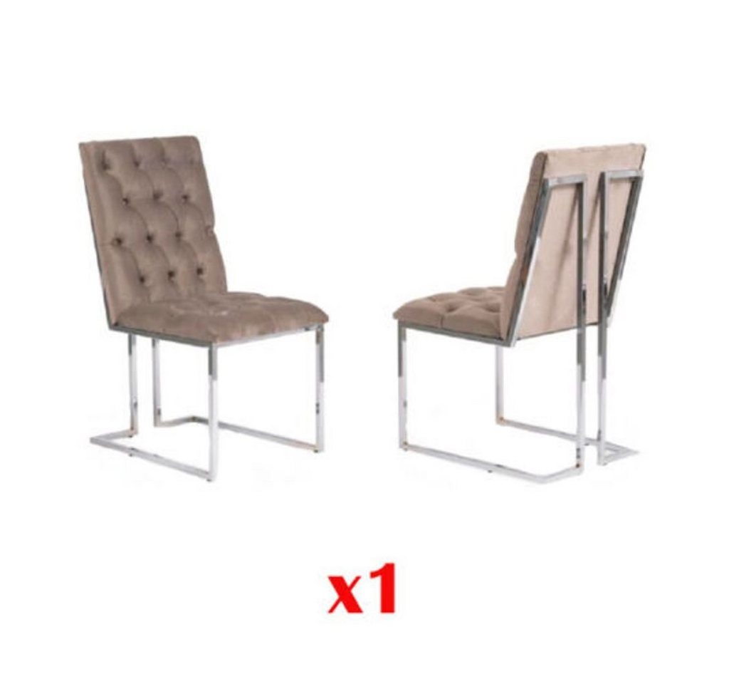 JVmoebel Esszimmerstuhl Esszimmer Stühle Set Sessel Design Polster Lehn Leder Textil Modern, Made in Europa JVmoebel Esszimmerstuhl Esszimmer Stühle Set Sessel Design Polster Lehn Leder Textil Modern, Made in Europa von JVmoebel