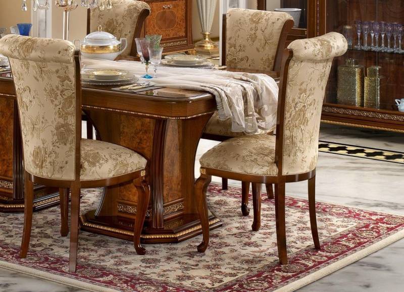 JVmoebel Esszimmerstuhl Italienische Polsterstühle aus Holz Braun für das Wohnzimmer, Made in Europa JVmoebel Esszimmerstuhl Italienische Polsterstühle aus Holz Braun für das Wohnzimmer, Made in Europa von JVmoebel