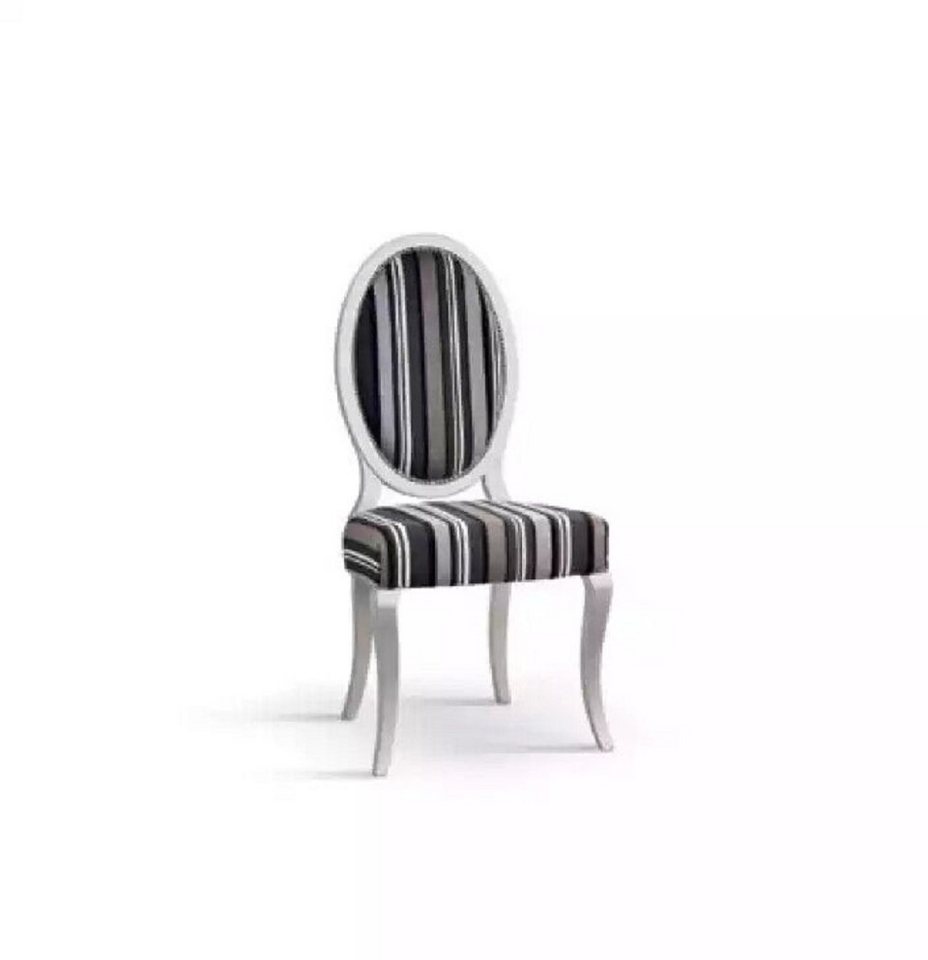 JVmoebel Esszimmerstuhl Klassisch Stuhl Massiv Holz Textil Sessel Lounge Polster Neu (1 St), Made in Europa von JVmoebel
