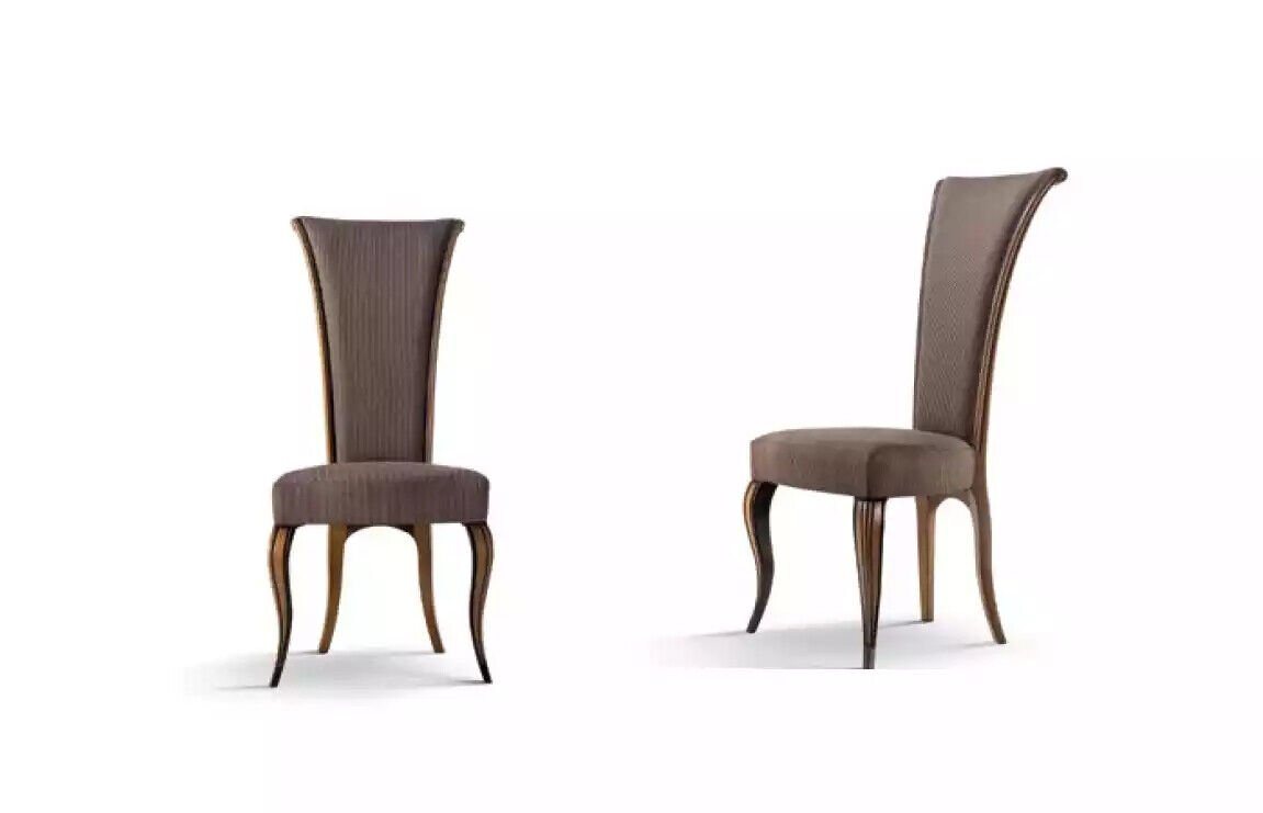 JVmoebel Esszimmerstuhl Klassischer Stuhl Designer Polster Textil Luxus Esszimmerstuhl Neu (1 St), Made in Italy von JVmoebel