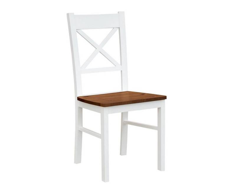 JVmoebel Holzstuhl Landhaus Sessel Stuhl 1x Esszimmer Echtholz Lounge Sitz Polsterstuhl, Made in Europa von JVmoebel