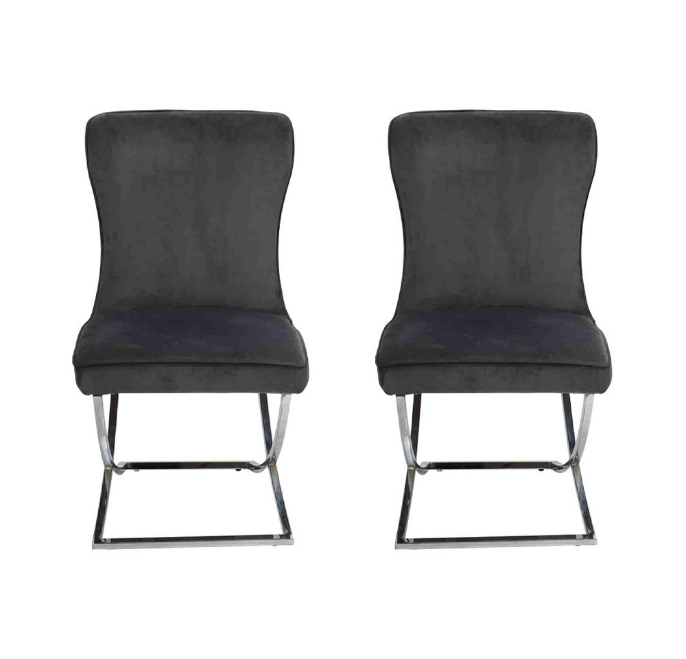 JVmoebel Esszimmerstuhl Luxuriöse Chesterfield Polsterstühle im 2er Set, Made in Europa JVmoebel Esszimmerstuhl Luxuriöse Chesterfield Polsterstühle im 2er Set, Made in Europa von JVmoebel