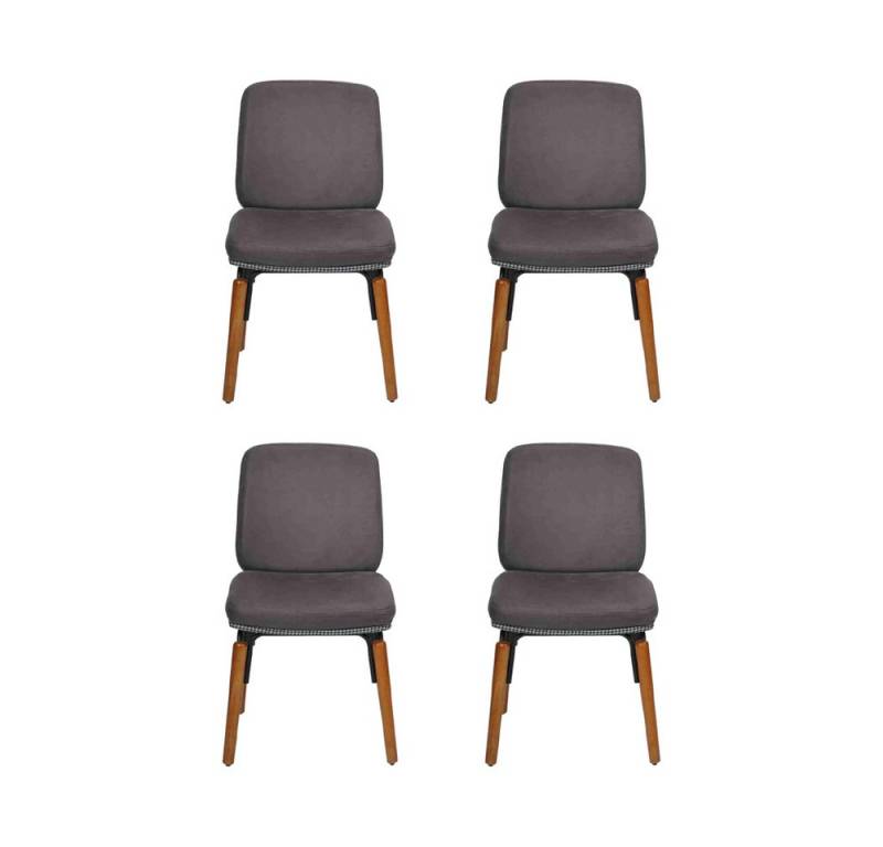 JVmoebel Esszimmerstuhl Luxuriöse Stühle für das Esszimmer im modernen Design - 4er Set (4 St), Made in Europa von JVmoebel