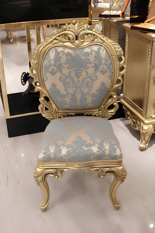 JVmoebel Esszimmerstuhl Luxuriöser Chesterfield Stuhl mit Polster für Esszimmer modern (1 St), Made in Europa von JVmoebel