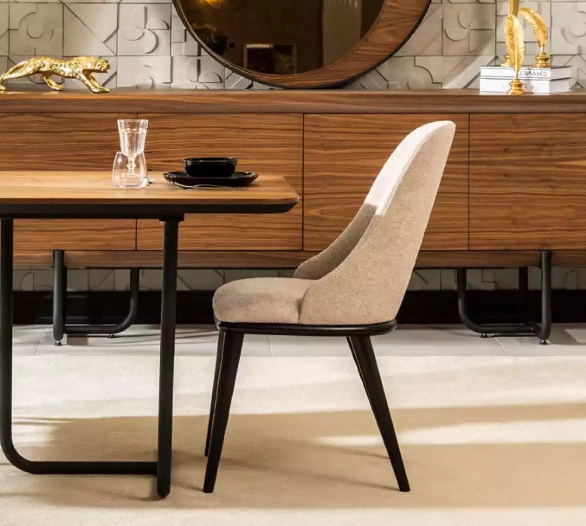 JVmoebel Esszimmerstuhl Luxuriöser Esszimmerstuhl aus Holz - Designer Möbelstück (1 St), Made in Europa von JVmoebel