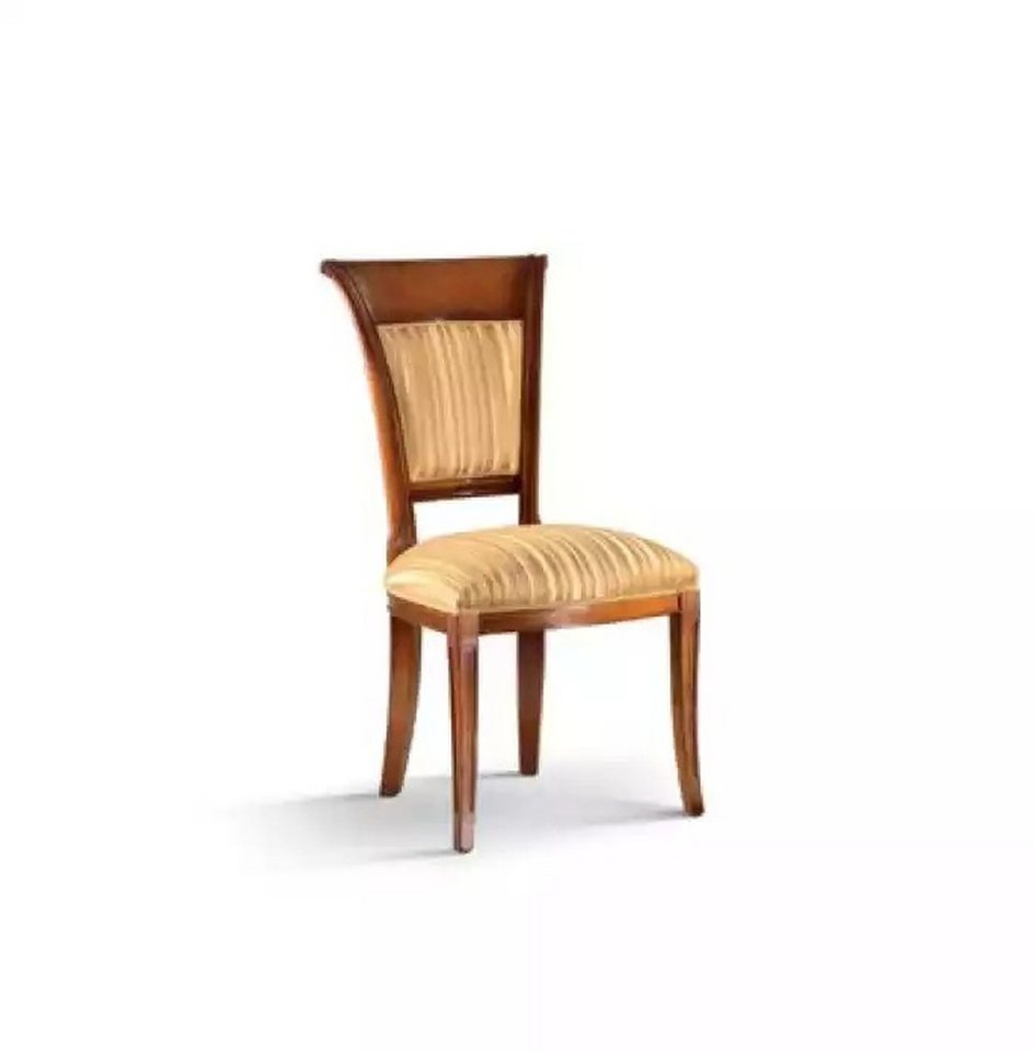 JVmoebel Esszimmerstuhl Luxuriöser Polsterstuhl für das Esszimmer in Braun (1 St), Made in Italy von JVmoebel