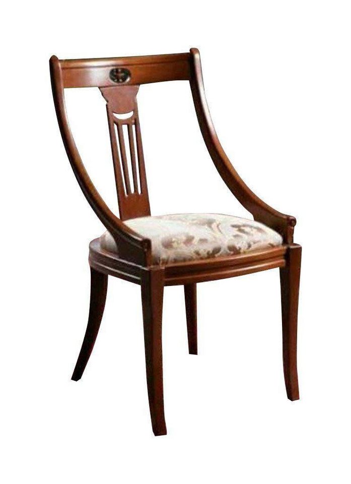 JVmoebel Esszimmerstuhl Luxus Design Polster Stühle für Büro und Esszimmer Holz Barock, Made in Europa von JVmoebel