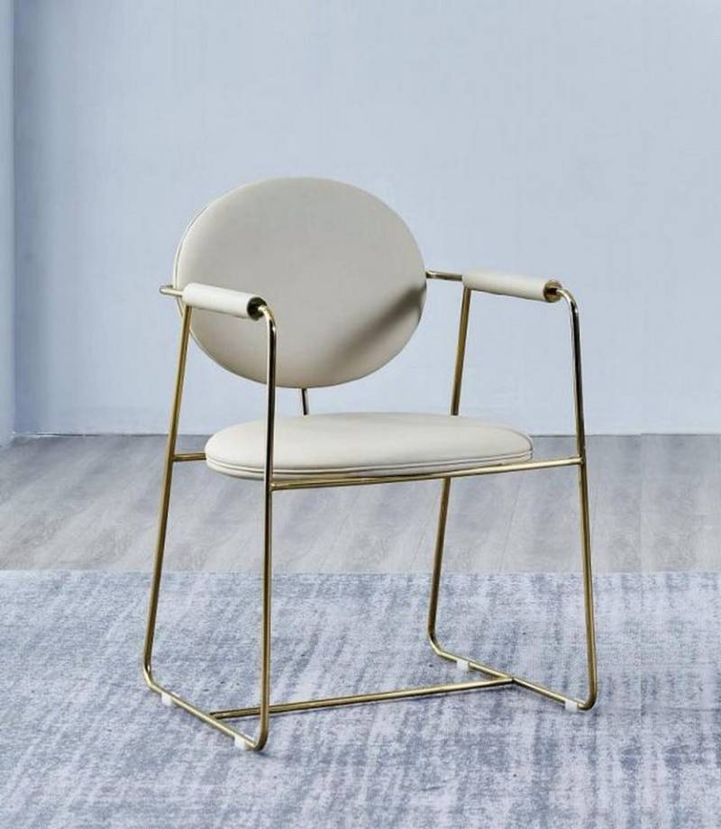 JVmoebel Esszimmerstuhl Moderner Designer Stuhl in Weiß für das Esszimmer (1 St), Made in Europa von JVmoebel