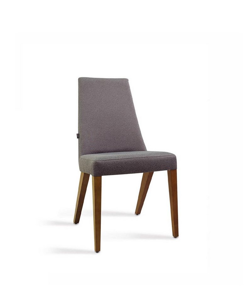 JVmoebel Esszimmerstuhl Moderner Grauer Holzstuhl für luxuriöse Esszimmergestaltung (1 St), Made in Europa von JVmoebel