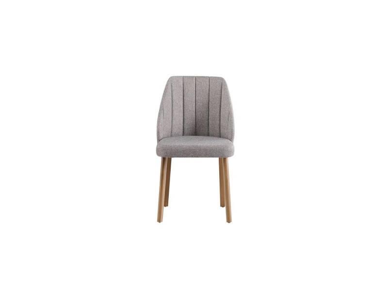 JVmoebel Esszimmerstuhl Modernes 6-teiliges Stuhlset für Esszimmer in Grau aus Stoff, Made in Europa JVmoebel Esszimmerstuhl Modernes 6-teiliges Stuhlset für Esszimmer in Grau aus Stoff, Made in Europa von JVmoebel