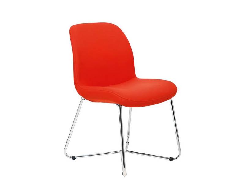JVmoebel Esszimmerstuhl Orange Design-Stühle gepolstert für Büro und Wohnraum (1 St), Made in Europa von JVmoebel