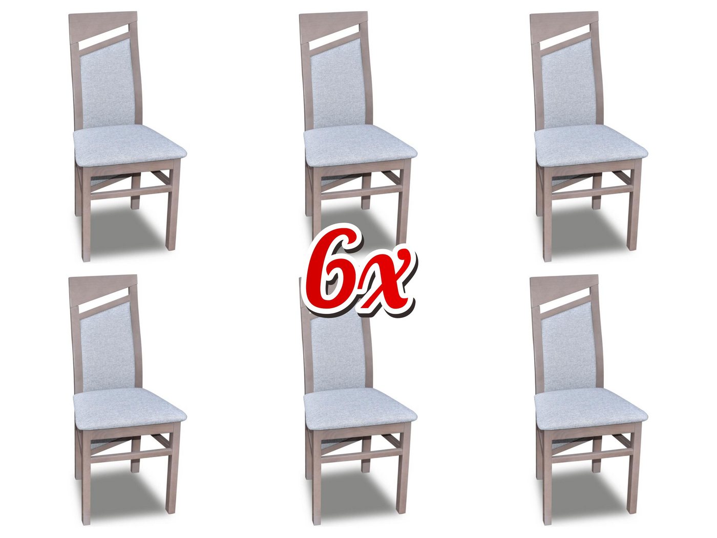 JVmoebel Esszimmerstuhl Polsterstuhl Set für Esszimmer aus massivem Holz im Gastro-Stil, Made in Europa JVmoebel Esszimmerstuhl Polsterstuhl Set für Esszimmer aus massivem Holz im Gastro-Stil, Made in Europa von JVmoebel