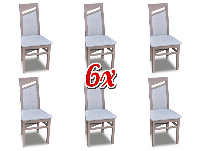 JVmoebel Esszimmerstuhl Polsterstuhl Set für Esszimmer aus massivem Holz im Gastro-Stil, Made in Europa JVmoebel Esszimmerstuhl Polsterstuhl Set für Esszimmer aus massivem Holz im Gastro-Stil, Made in Europa von JVmoebel