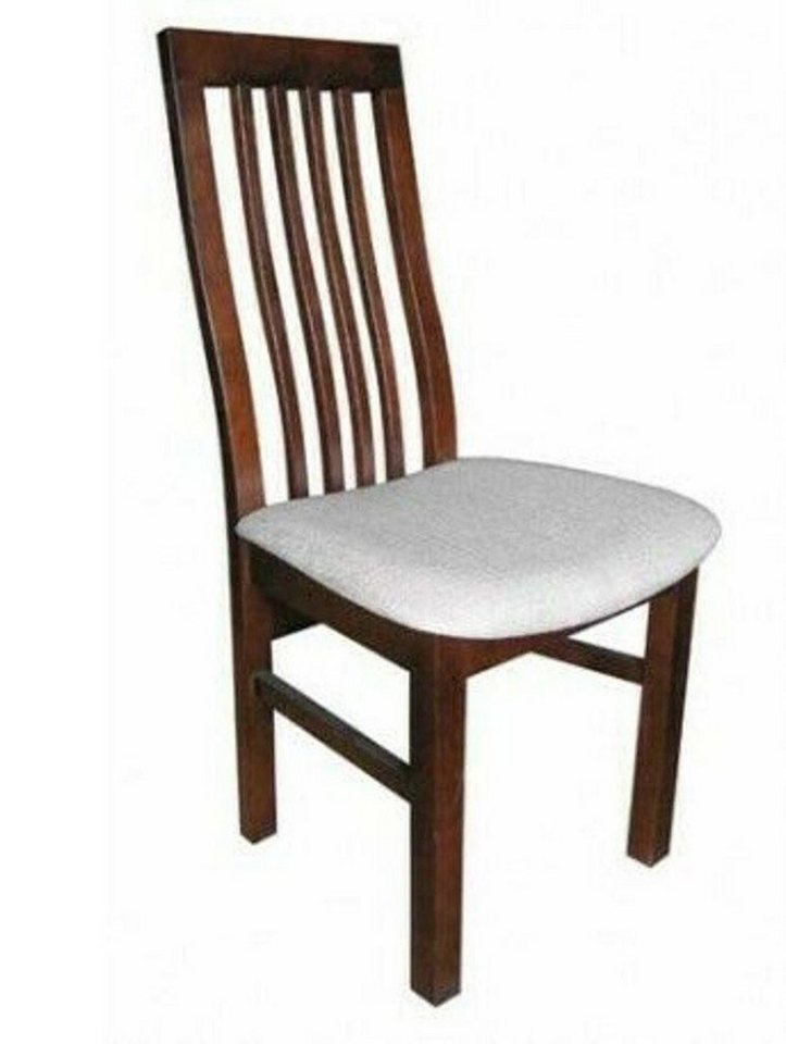 JVmoebel Esszimmerstuhl Set 20x Sessel Massivholz Stoff Polster Stühl Gastro Esszimmer Braun, Made in Europa von JVmoebel