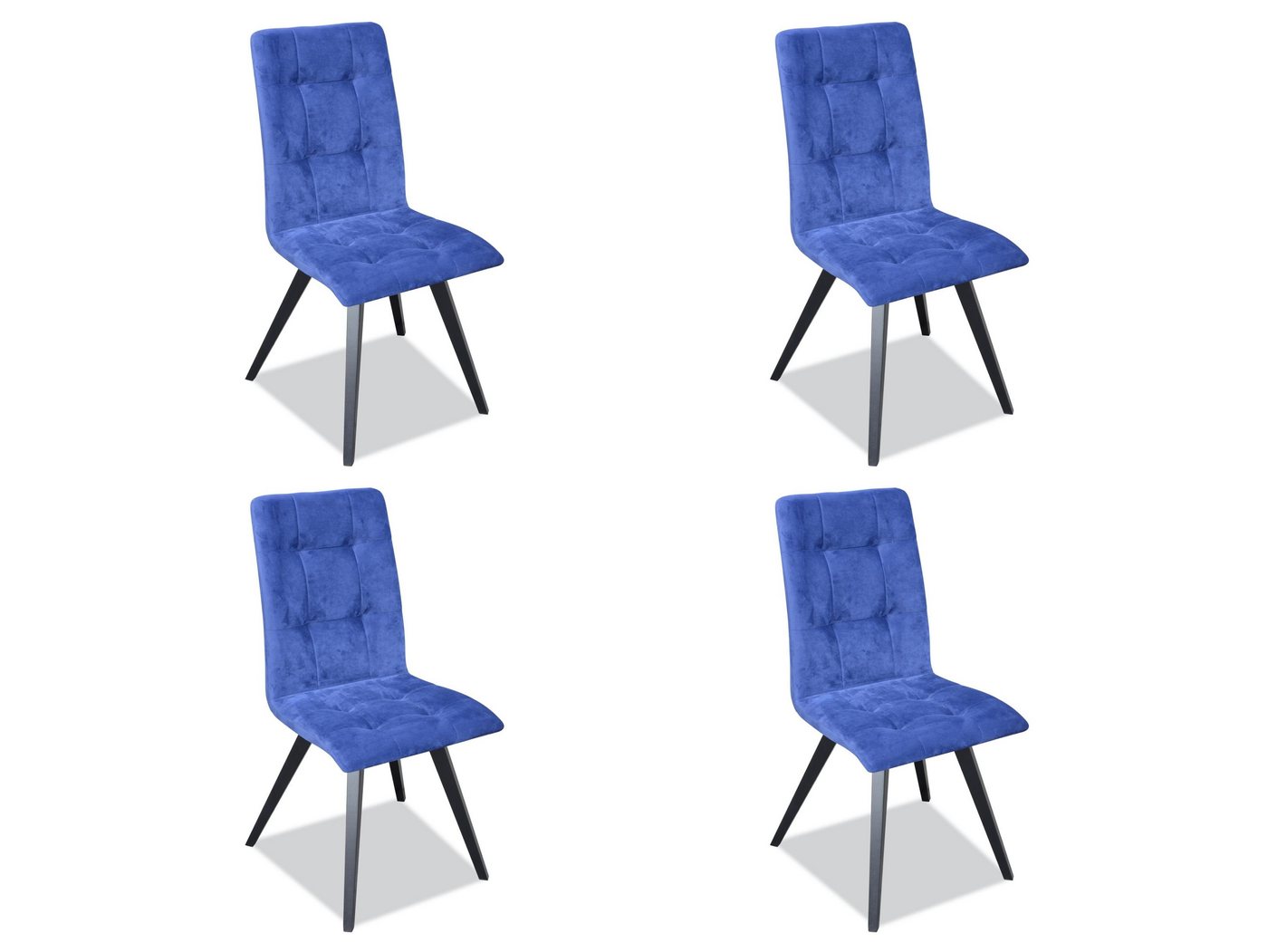 JVmoebel Esszimmerstuhl Set 4x Stühle Textil Polster Lehn Massiv Holz Esszimmer Sitz Möbel, Made in Europa JVmoebel Esszimmerstuhl Set 4x Stühle Textil Polster Lehn Massiv Holz Esszimmer Sitz Möbel, Made in Europa von JVmoebel