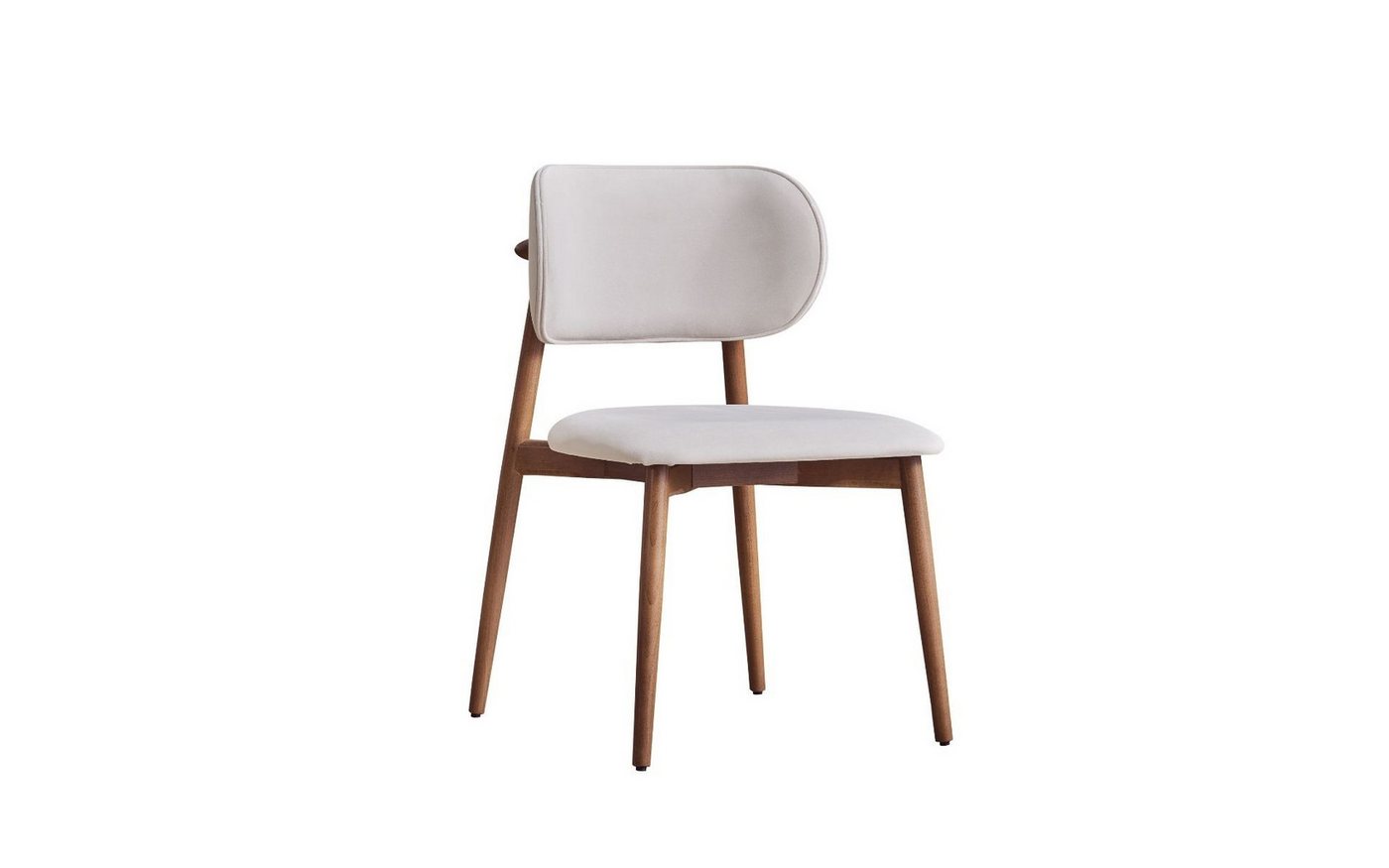 JVmoebel Esszimmerstuhl Stilvoller weißer Designer-Einsitzer für das Esszimmer (1 St), Made in Europa von JVmoebel