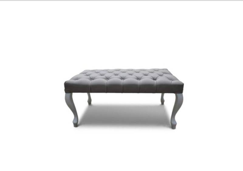 JVmoebel Fußhocker Chesterfield Hocker Ottomane Rundhocker Fußhocker Chaise Poufa Big, Made in Europa von JVmoebel