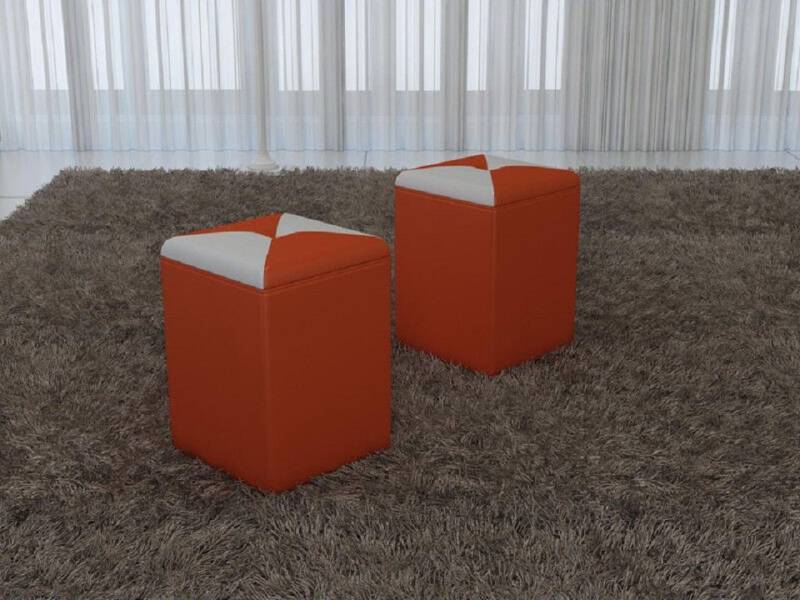 JVmoebel Pouf Design Polster Hocker Fußhocker Ottomane Sitz Chaise Gepolstert Pufa, Made in Europa von JVmoebel