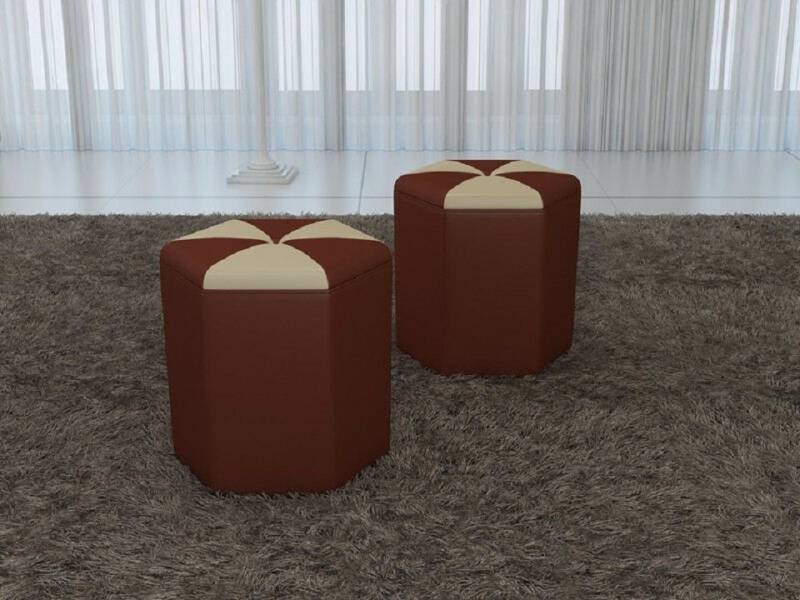 JVmoebel Pouf Design Polster Hocker Fußhocker Ottomane Sitz Chaise Gepolstert Pufa, Made in Europa von JVmoebel