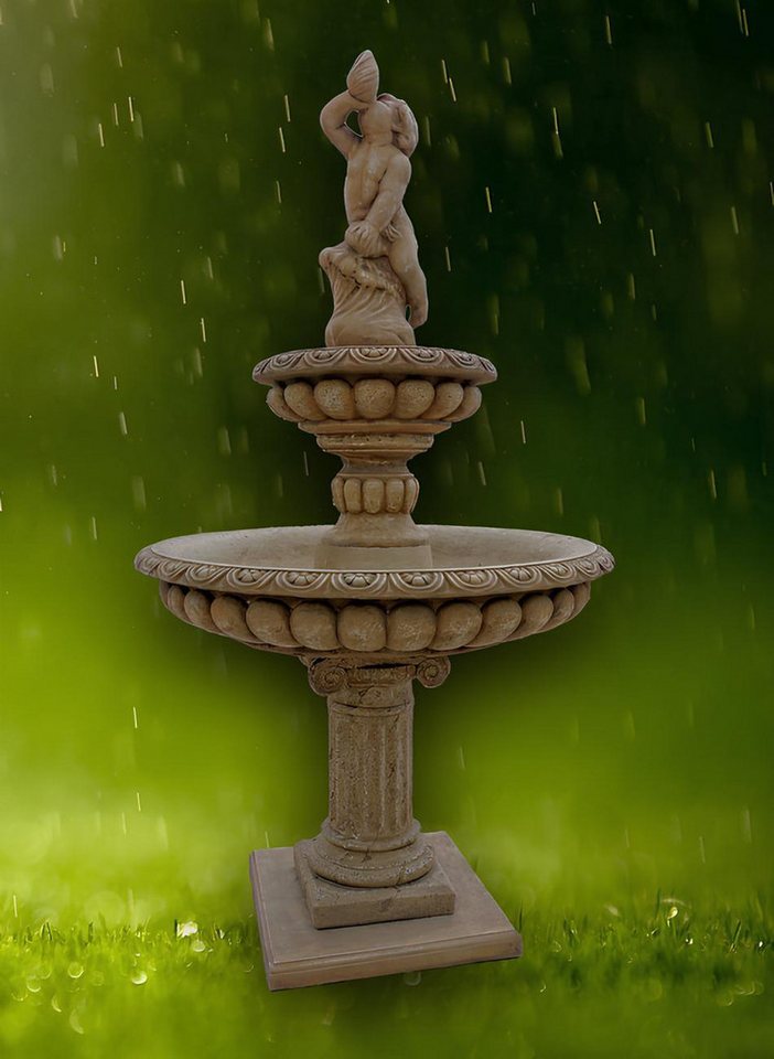 JVmoebel Gartenbrunnen Springbrunnen Fontäne Fontaine Wasserspiel Römische Garten Deko, (Artikel 1073), Made in Europa von JVmoebel