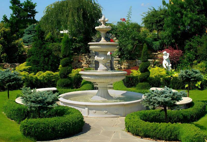 JVmoebel Gartenbrunnen Springbrunnen Fontäne Fontaine Wasserspiel Römische Garten Deko, Made in Europa JVmoebel Gartenbrunnen Springbrunnen Fontäne Fontaine Wasserspiel Römische Garten Deko, Made in Europa von JVmoebel