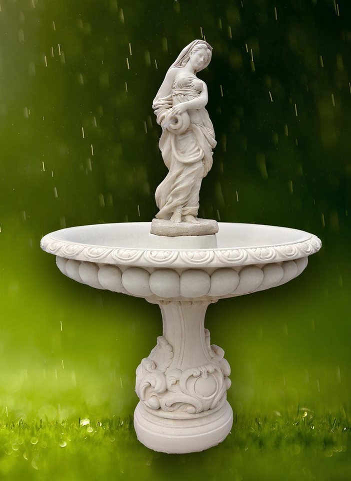 JVmoebel Gartenbrunnen Springbrunnen Fontäne Zierbrunnen Garten Deko Brunnen Steinguss, (Artikel 1074), Made in Europa von JVmoebel