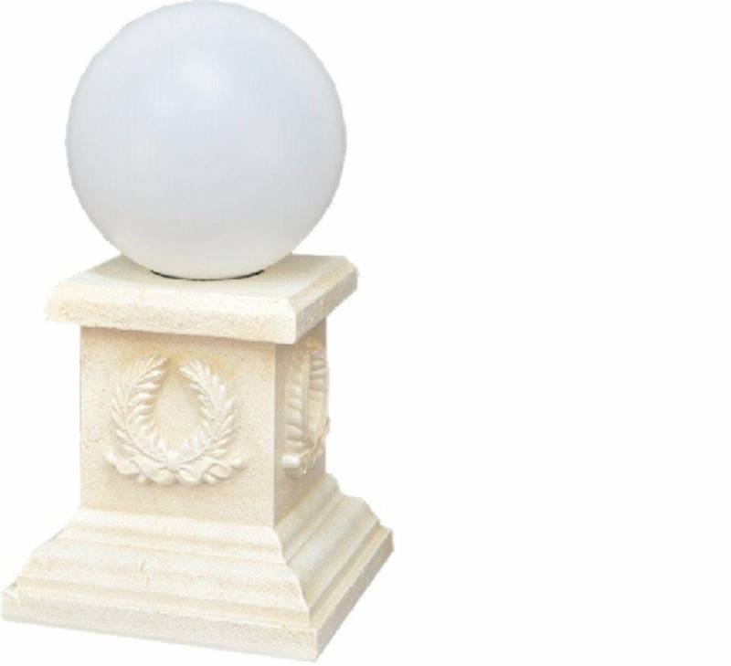 JVmoebel Gartenleuchte Design Leuchte Lampenschirm Säulenlampe Dekolampe Beleuchtung 6940, Made in Europa von JVmoebel