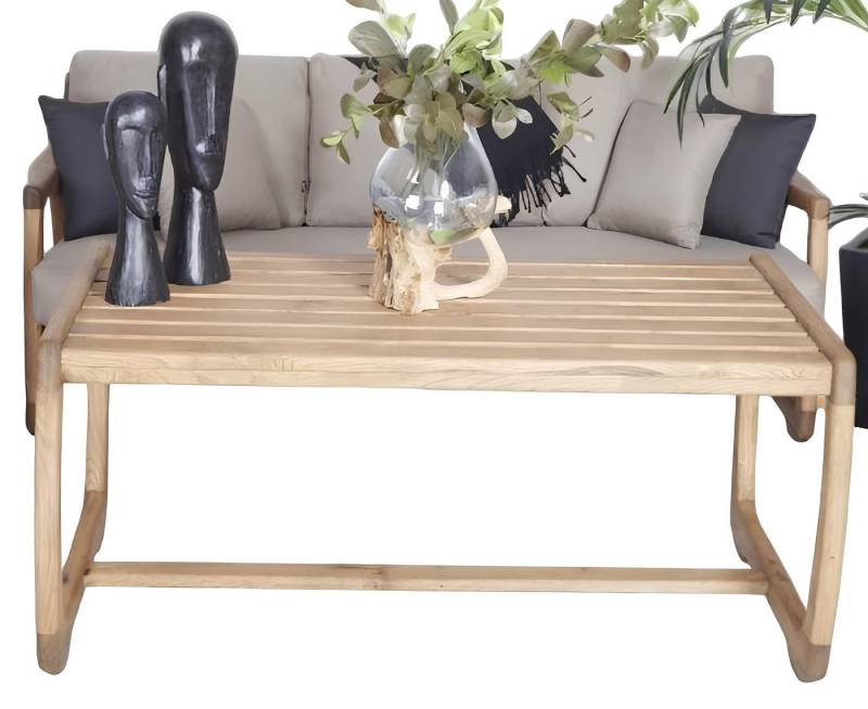 JVmoebel Gartensofa Gartenmöbel Sofa 3 Sitzer Sitzmöbel Holz Luxus Esstisch Moderne, 2 Teile, Made in Europa von JVmoebel