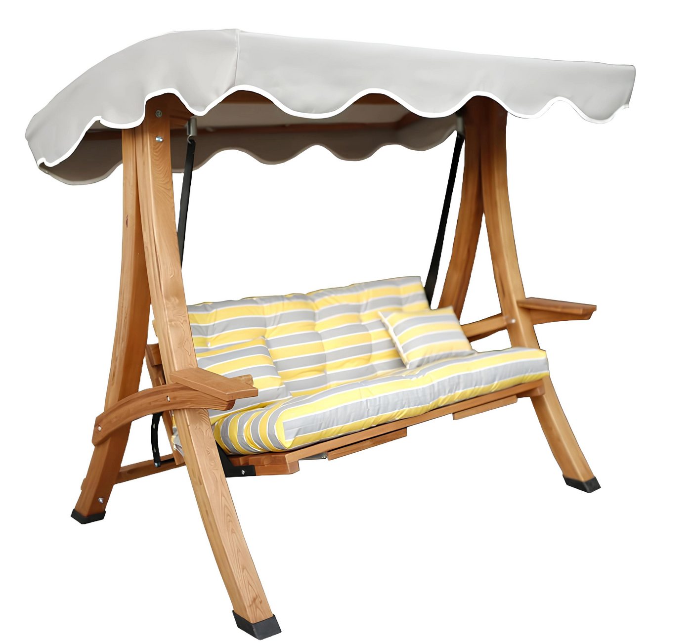 JVmoebel Hollywoodschaukel Robuste Outdoor-Schaukel Designer Garten Möbel Robustes Holzgestell, 1 tlg., Made in Europa JVmoebel Hollywoodschaukel Robuste Outdoor-Schaukel Designer Garten Möbel Robustes Holzgestell, 1 tlg., Made in Europa von JVmoebel