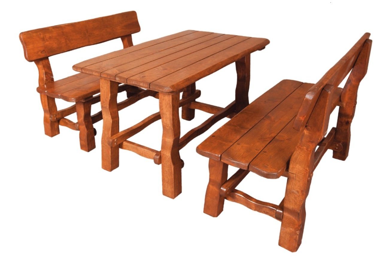 JVmoebel Gartentisch Gartentisch Holztisch Gartenmöbel Tisch Holz 120 * 75 cm (Gartentisch) von JVmoebel