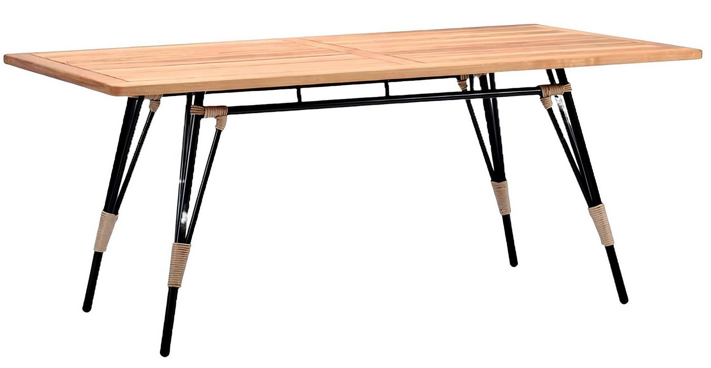 JVmoebel Gartentisch Rechteckig Luxus Braun Hochwertig Rattan Moderner Design Möbel (Tisch), Made in Europa von JVmoebel
