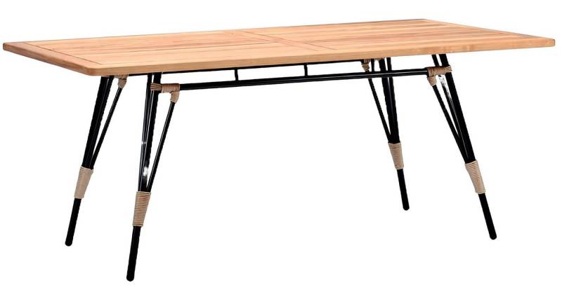 JVmoebel Gartentisch Rechteckig Luxus Braun Hochwertig Rattan Moderner Design Möbel (Tisch), Made in Europa von JVmoebel
