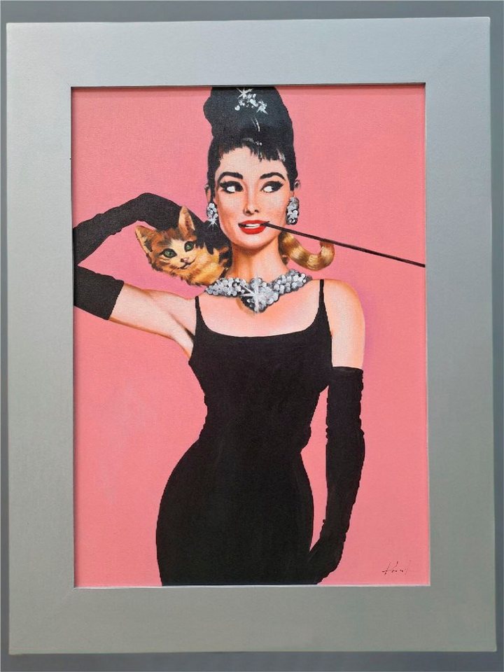 JVmoebel Gemälde Abstraktes Kunstwerk setzt edle Akzente in Ihrem Interieur Sofort, (1 St), Made in Europa von JVmoebel