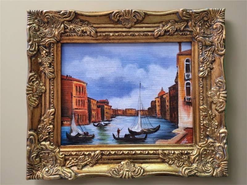 JVmoebel Gemälde Handgemalte abstrakte Kunst Original mit Ölfarben auf Leinwand Sofort, (1 St), Made in Europa von JVmoebel