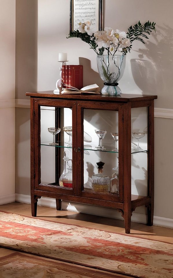 JVmoebel Glasvitrine Italienische Anrichte Vitrine für das Wohnzimmer Schrank Made in Europa JVmoebel Glasvitrine Italienische Anrichte Vitrine für das Wohnzimmer Schrank Made in Europa von JVmoebel