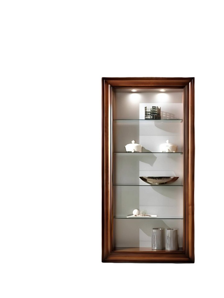 JVmoebel Glasvitrine Luxus Vitrine Holz Möbel Schränke Regal Aktenschrank Glasschrank von JVmoebel