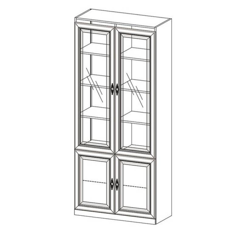JVmoebel Glasvitrine Moderne Holzvitrine mit Glastüren für das Wohnzimmer Regal Made in Europa JVmoebel Glasvitrine Moderne Holzvitrine mit Glastüren für das Wohnzimmer Regal Made in Europa von JVmoebel