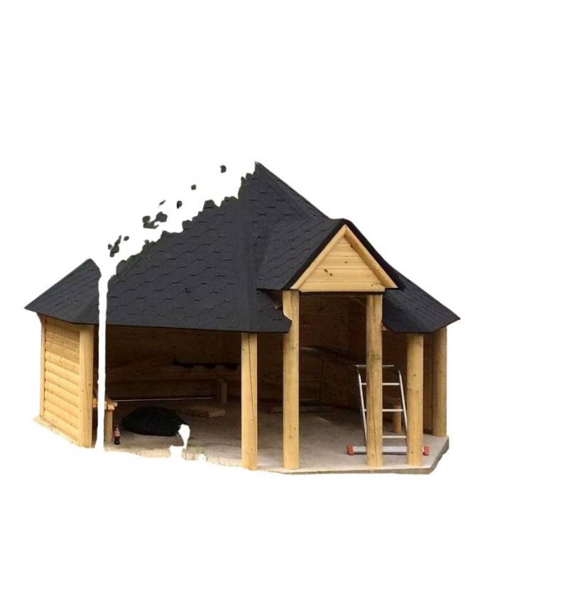 JVmoebel Grillkota Finnische Grillhütte - Überdachung für Grill und Gartenaktivitäten, Made in Europe JVmoebel Grillkota Finnische Grillhütte - Überdachung für Grill und Gartenaktivitäten, Made in Europe von JVmoebel