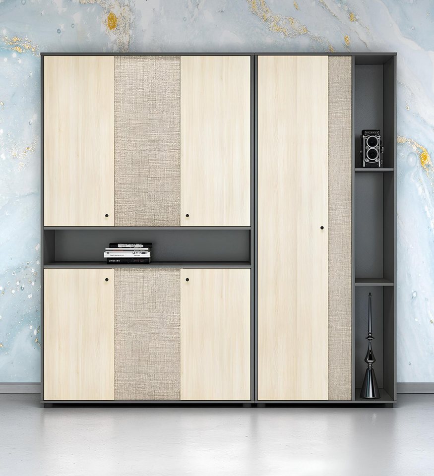 JVmoebel Hängeschrank Regal Holz Möbel Einrichtung Ablage Büromöbel Schränke & Regale (Wandschrank) Made in Europa von JVmoebel
