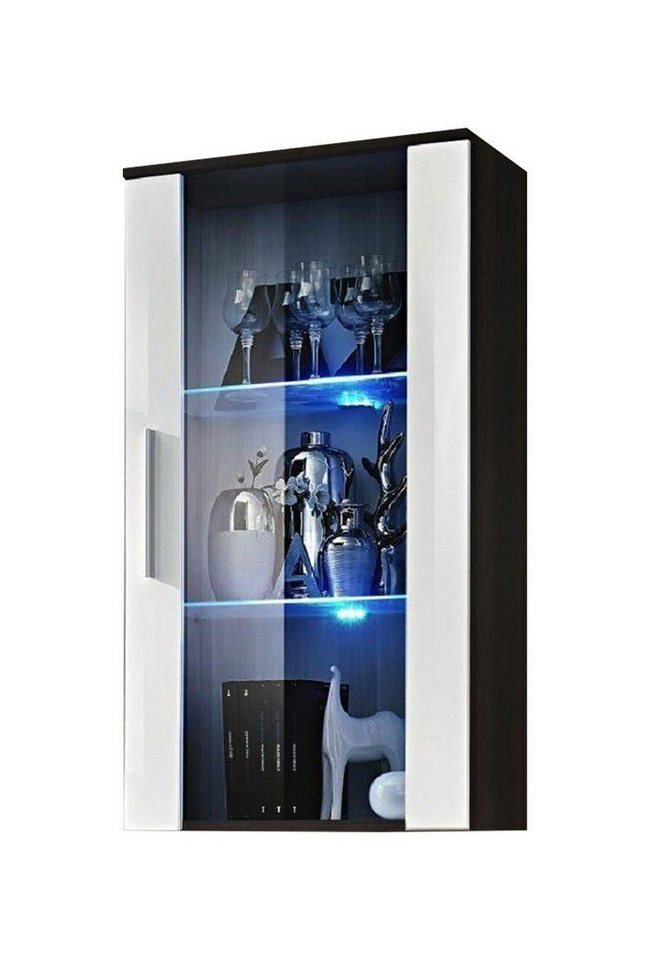 JVmoebel Hängevitrine Designer Hänge Vitrine Wandschrank Wohnzimmermöbel modern stylish (1-St., 1x Hänge Vitrine) Made in Europa von JVmoebel