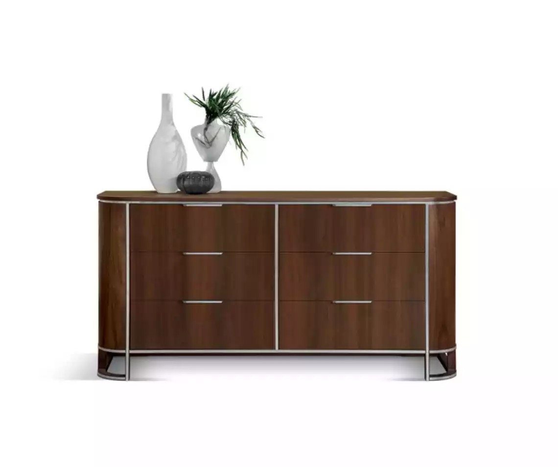 JVmoebel Highboard Design Sideboard Kommode Holzschrank Braun Neuheit (1 St., 1x Sideboard), Made in Europa von JVmoebel